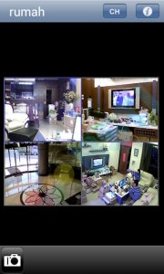 Pantau CCTV melalui HP