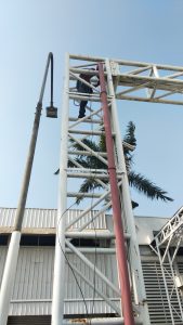 Proses pemasangan Cable di PT.Enkei Indonesia