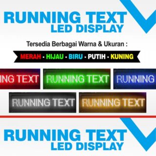 Running text cikarang